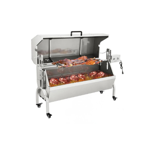 Barbecue avec tournebroche 110x60cm