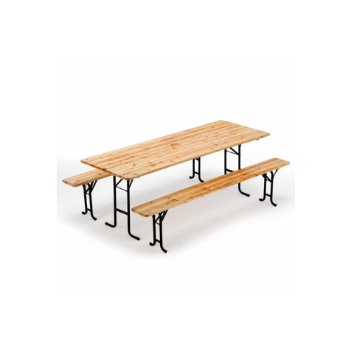 Table + bancs 220x70cm