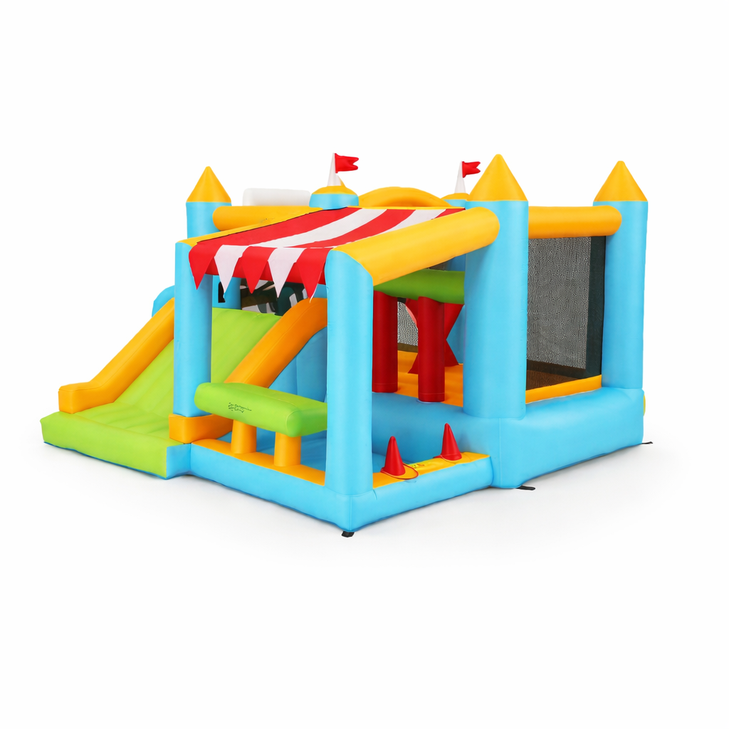 Château gonflable avec toboggan – Location à Thionville | Loc House.↖️